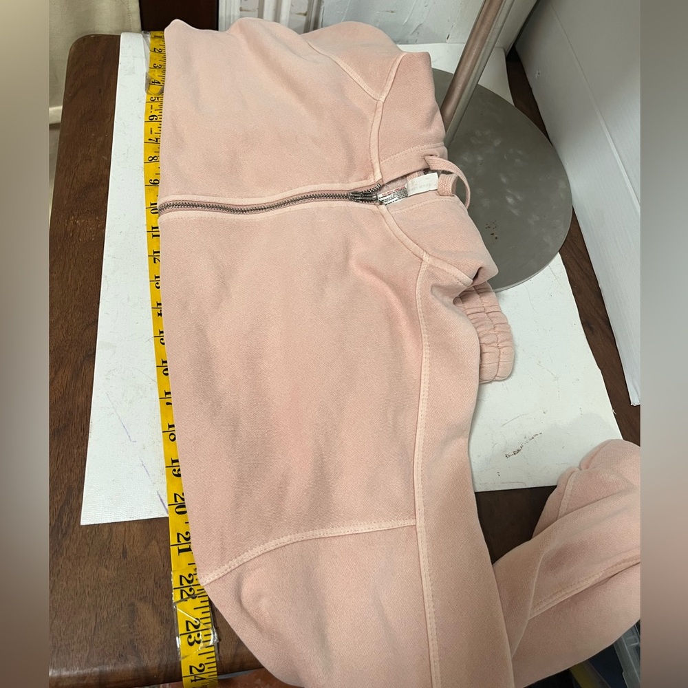 Free people pullover pink intercept 1/2 zipped hoodie - Picture 9 of 14